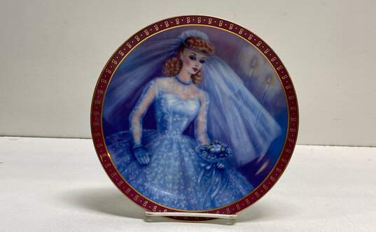 The Danbury Mint Barbie Collection Plates Set of 2 Collectors Plates 1959/1966 image number 2