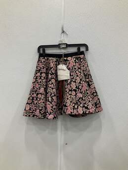 NWT Msgm Women Black/Pink Skirt S