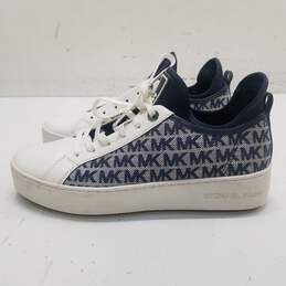 Michael Kors Ace Stripe MK Monogram Signature Print Sneakers Women's Size 9 M alternative image