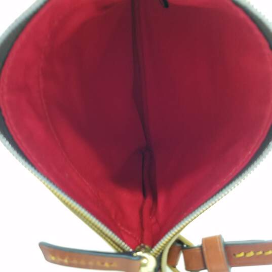 Dooney & Bourke Nylon North South Triple Zip Messenger Bag Khaki image number 5