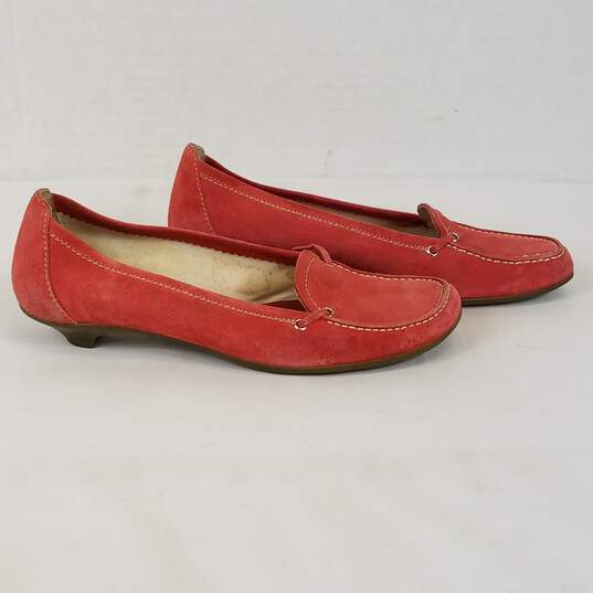 Jaime Mascaro  Suede  Loafers Woman's Shoe Size 5.5  Color Pink image number 3