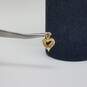 14k Gold Diamond Invisible Setting Diamond Pendant 1.4g image number 3