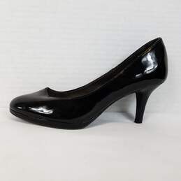 Kelly & Katie Black Patent Leather Woman's  Heels  Shoe Size 7.5   Black Pumps alternative image