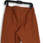 Womens Brown Flat Front Zipper Pocket Skinny Leg Ankle Pants Size 8/T image number 4