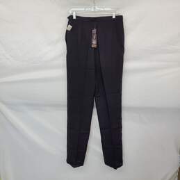 JH Collectibles Vintage Black Linen Blend High Rise Trouser Pant WM Size 14 NWT alternative image