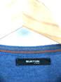 Burton Men's V Neck Wol Sweater Blue-Sz Large image number 2