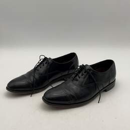 Florsheim Mens Lexington Oxford Dress Shoes Lace-Up Black Leather Size 10.5