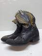 Rogers Boots Leather Faux-Snake Cowboy Boots Youth Size 11 image number 2