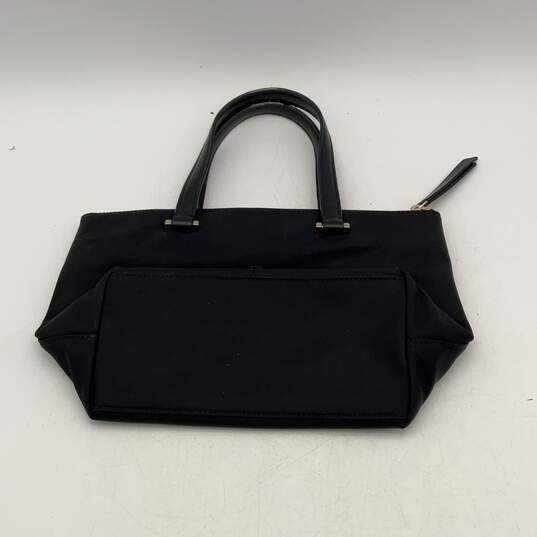Kate Spade Womens Black Inner Pocket Zipper Double Handle Tote Handbag image number 2