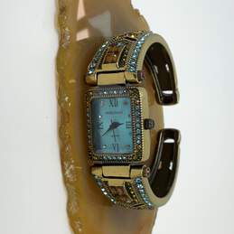 Designer Heidi Daus Rhinestone Stainless Steel Quartz Analog Wristwatch