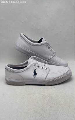 Polo Mens White Tennis Shoes Size 10 alternative image
