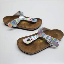 WOMEN'S BIRKENSTOCK ARIZONA CORK 'HOLOGRAM' SANDALS SZ 6