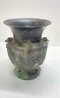Oriental Bronzeware11.5 inch Tall Archaistic Vessel Decorative Metal Vase image number 3