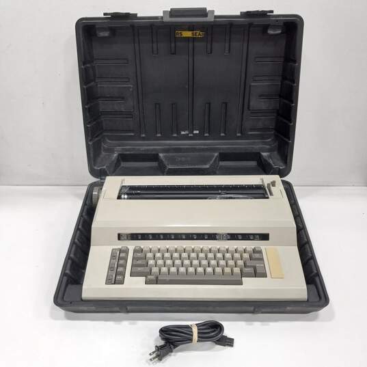 Sears Electric Typewriter Model 161 In Case image number 1