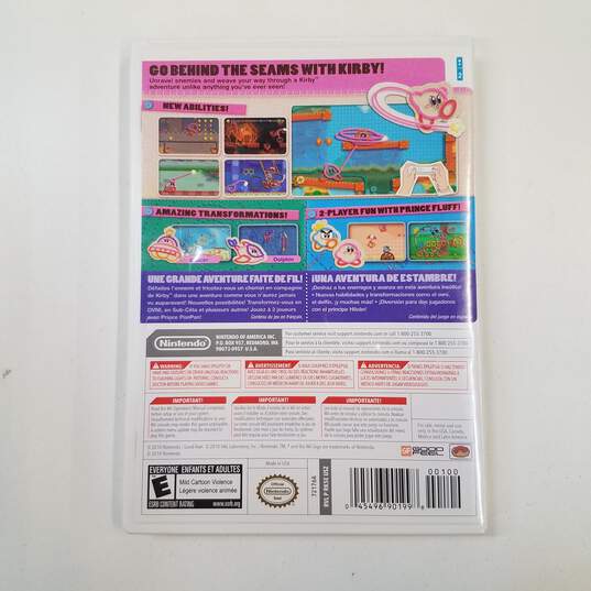 Kirby's Epic Yarn - Nintendo Wii (CIB) image number 2