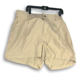 Torrid Womens Tan Pleated Slash Pocket Bermuda Shorts Size 20