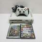 Microsoft Xbox 360 Fat NO HDD Console Bundle Controller & Games #3 image number 1