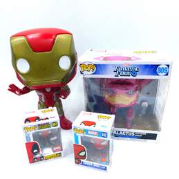 Marvel Funko Pops Jumbo Iron Man Fantastic 4 Galactus Spider-Man Deadpool Zombie