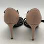 Lanvin Paris Womens Black Embellished Wedge Strappy Sandals Size EUR 37.5 w/ COA image number 5