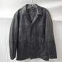 Men's Claiborne Outerwear Quilt Lining Lambskin Leather Jacket Size M/M image number 1