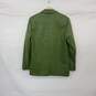 Zara Olive Green Faux Leather Lined Jacket WM Size M image number 2