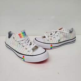 Converse Chuck Taylor Unisex All Star Rainbow Pride Sneakers Size M7 & W9 alternative image