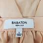 VTG Babaton WM's 100% Silk Beige Blouse Dress Size L image number 3