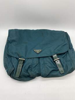 Authentic Prada Green Cross Body Bag