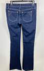 White House Black Market Women Blue Bootcut Jeans Sz 4 image number 2