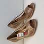 ABS Bronze Glitter Heels Size 7.5 image number 3