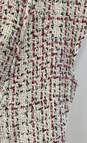 Zara Womens Multicolor Tweed Sleeveless V-Neck Back Zip Mini Dress Size Large image number 3