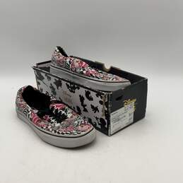 Vans Womens Multicolor Alice in Wonderland Themed Lace Up Sneaker Shoes Sz 10.5