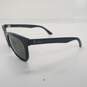 Ray-Ban RB4184 Black Square Frame Polarized Green Lens Sunglasses image number 3