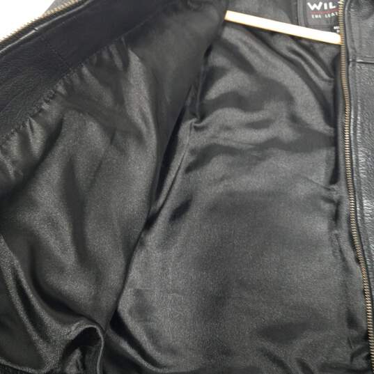 Wilsons Leather Men's Black Jacket Size Small image number 4