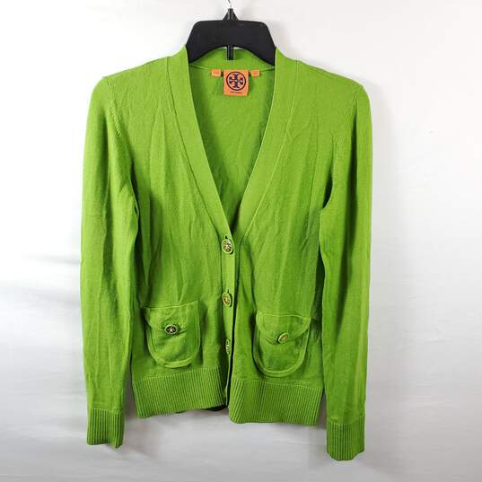 Tory Burch Women Green Sweater XS image number 1
