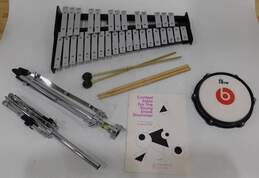 Vic Firth Brand 32-Key Metal Glockenspiel Set w/ Rolling Case and Accessories