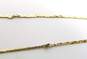 14K Gold Cobra Chain Necklace For Repair 2.0g image number 2