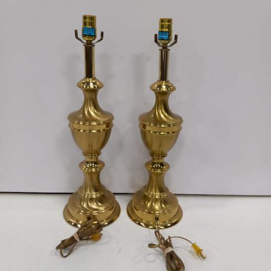 2pc Set of Hollywood Regency Style Table Lamps image number 2