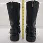 Milwaukee Men's Classic Harness Black Leather Motorcycle Boots Size 11D image number 7