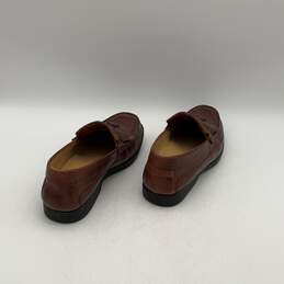 Florsheim Mens Brown Leather Tassel Moc Toe Slip-On Loafers Shoes Size 13 alternative image