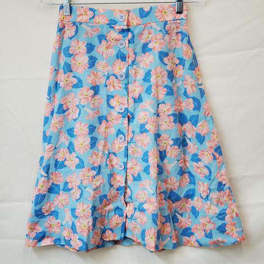 Latch On Knee Length Floral Print Size 10 image number 2