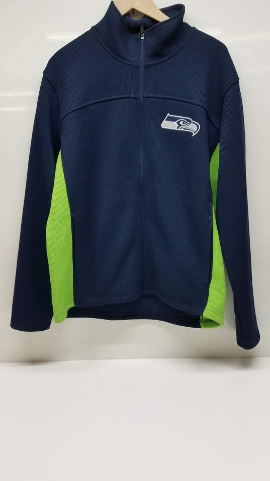 NFL Seattle Seahawks Knit Zip Up - Large image number 1