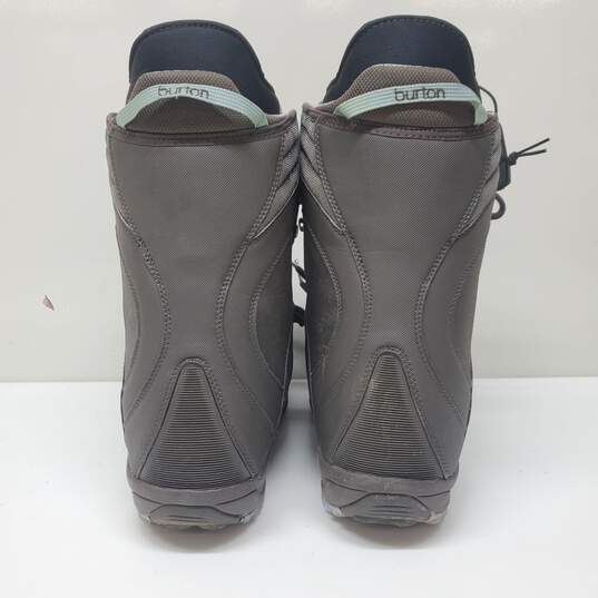 Burton Freestyle Brown/Light Blue Snowboarding Boots Women's 8 image number 6