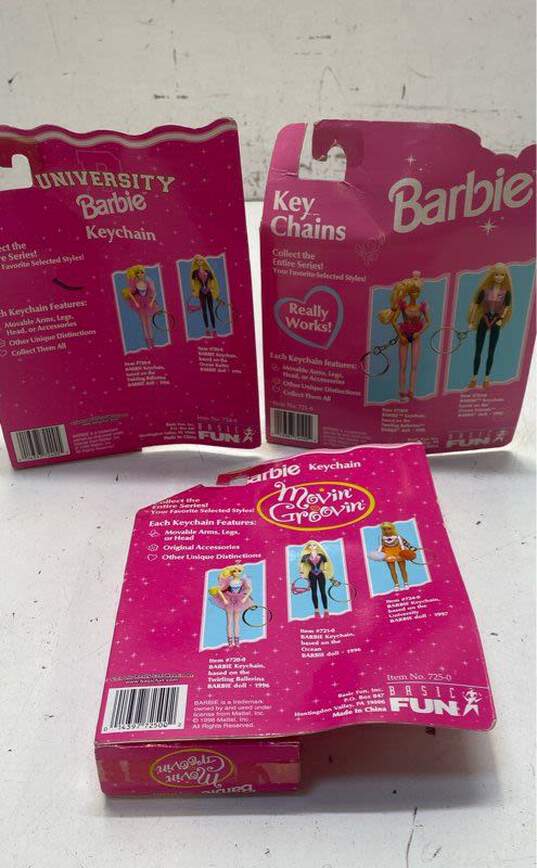 1996 Mattel Barbie Keychains Bundle Lot Of 3 NIP image number 5