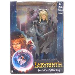 Jareth The Goblin King Labyrinth NECA Talking Statue Henson Bowie