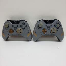 Lot of 2 Microsoft Xbox One Limited Edition Call of Duty Controllers