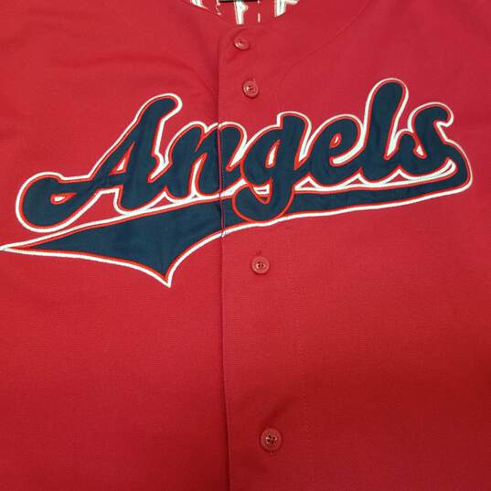 Mens Red Los Angeles Angels Guerrero #27 MLB Baseball Jersey Size 3XL