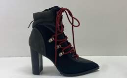 Steve Madden Karey Lace Up Ankle Heel Boots Shoes Size 9.5 M