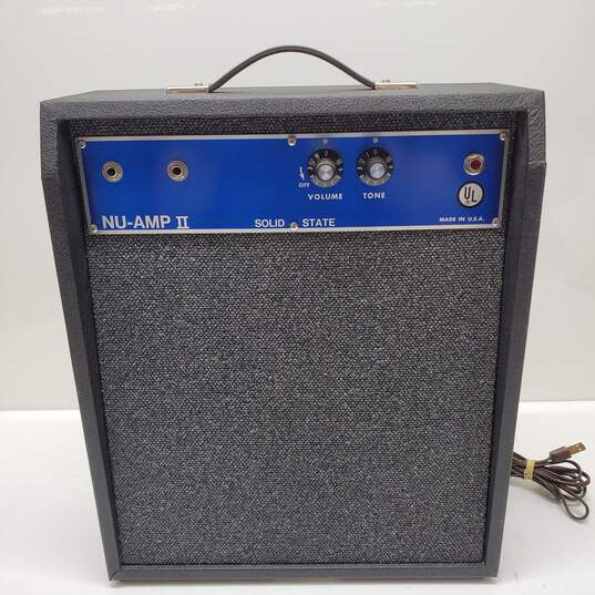 Rare Rosac Electronics NU-AMP II Solid State Guitar Amp Tested Powers ON Made in USA image number 1
