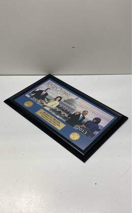 Framed & Matted President Barack Obama Inauguration Collectible